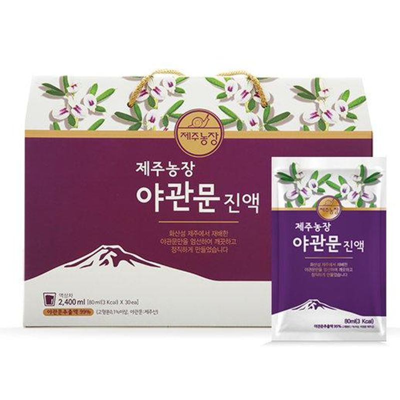 제주농장 야관문진액 80ml*30포 - NS홈쇼핑