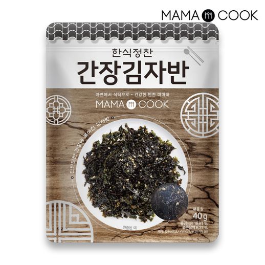[마마쿡] 전 청와대 천상현 셰프의 한식정찬 밑반찬 간장 김자반 5팩 - NS홈쇼핑