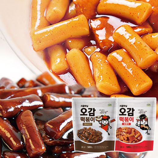 [DO447][로뎀]오감떡볶이 보통맛 1봉+짜장맛 1봉 - NS홈쇼핑