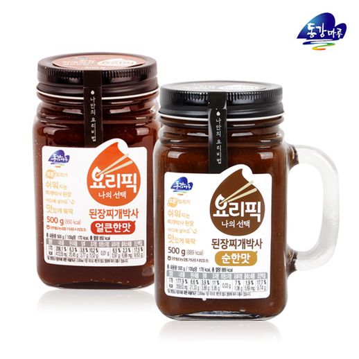 [영월농협] 동강마루 찌개박사 500gx2병(순한/얼큰한맛 각1병) - NS홈쇼핑