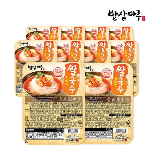 밥상마루 김치맛 쌀국수 30개 - NS홈쇼핑