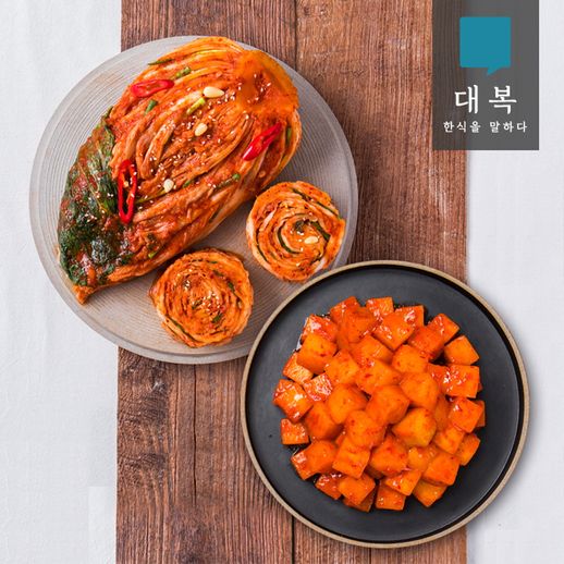 대복 포기김치5kg+깍두기3kg - NS홈쇼핑
