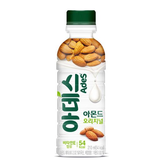[코카콜라] 아데스 아몬드 오리지널 210ml X 24개 - NS홈쇼핑