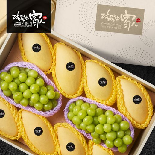 [달콤한가]당도엄선 특수과일 혼합세트 2호(샤인머스캣+골드망고) - NS홈쇼핑