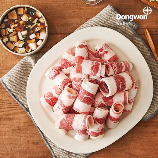 [동원] 돌돌말이우삼겹500g x 2팩 (총 1kg)(미국) - NS홈쇼핑