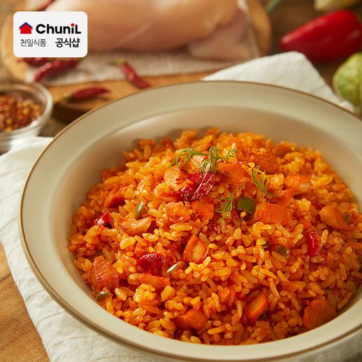 [천일식품] 매운치킨 볶음밥 300g 10봉 - NS홈쇼핑