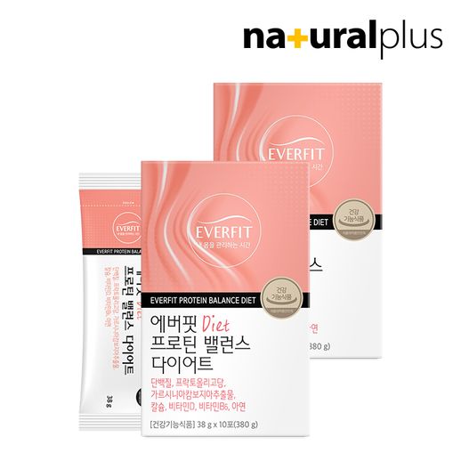 권나라 에버핏 프로틴 밸런스 다이어트 10포 2박스 - NS홈쇼핑