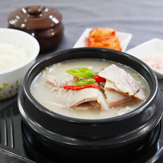 부산 돼지국밥 (580gx6팩 6인분) 태종대 덕이네 국밥 - NS홈쇼핑