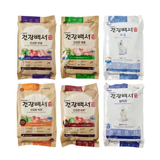 건강백서 6kg 사료 모음/말티즈 푸들 피부 체중 - NS홈쇼핑