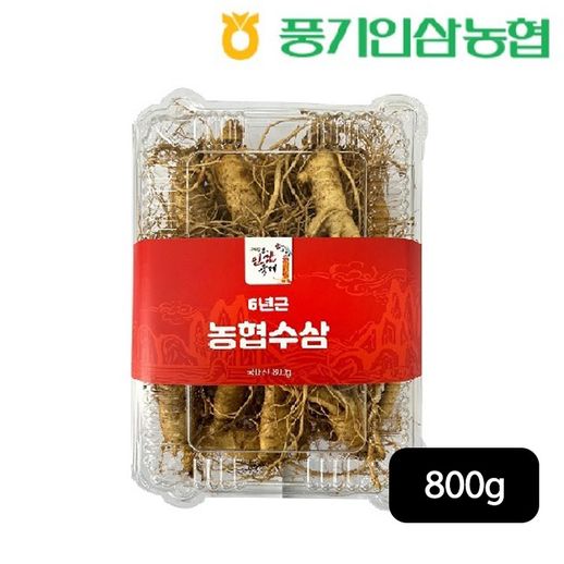 풍기인삼농협 국내산 흙수삼 800g - NS홈쇼핑
