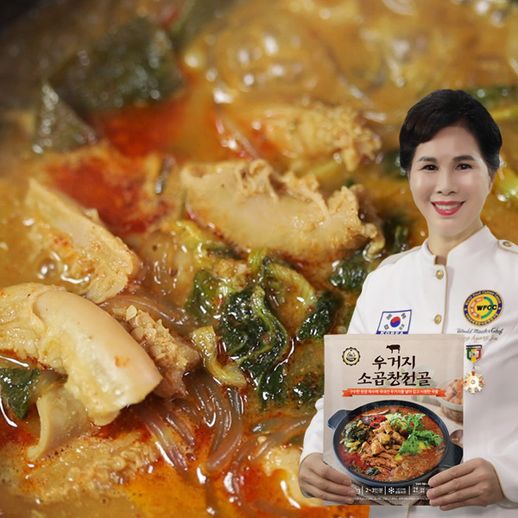 [마이홈쿡] 양향자의 우거지 소곱창전골(830g) 1팩 + 당면(40g) 1팩 - NS홈쇼핑