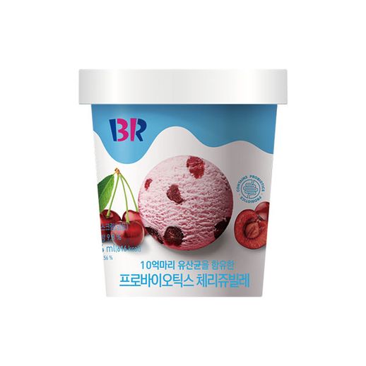 [배스킨라빈스] 프로바이오틱스 체리쥬빌레 474ml 3세트 - NS홈쇼핑