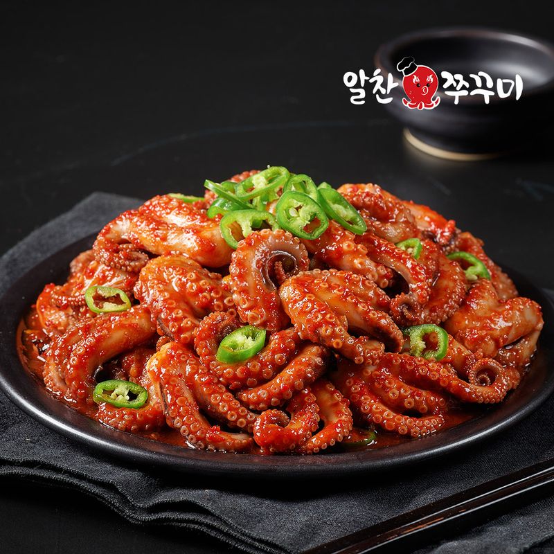 알찬쭈꾸미 6팩 세트(매운맛/약간매운맛) - NS홈쇼핑