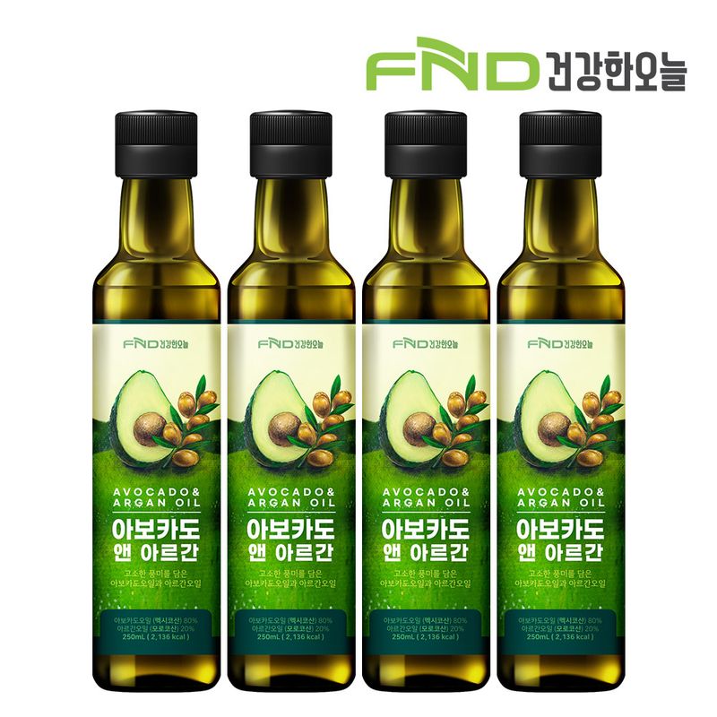 FND건강한오늘 아보카도 앤 아르간오일 250mL x 4병 - NS홈쇼핑