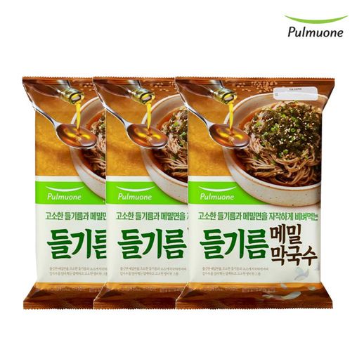 [풀무원]들기름 메밀막국수 2인분x3봉 - NS홈쇼핑