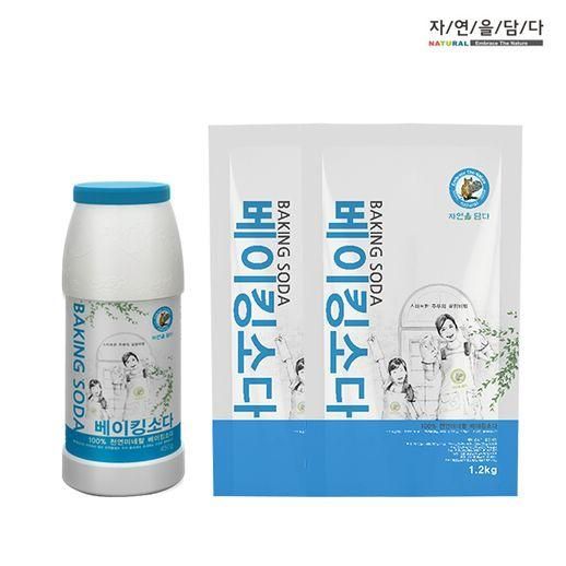 [자연을담다]베이킹소다 450g(용기)+1.2kg 2개 - NS홈쇼핑