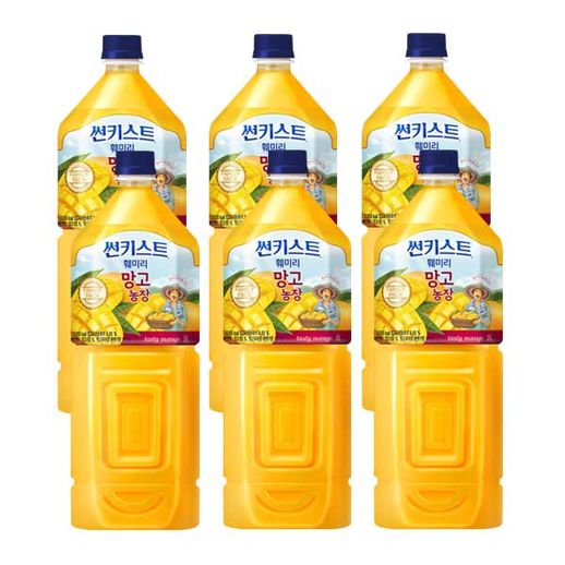 해태 썬키스트 훼미리 망고농장 2L x 6pet - NS홈쇼핑