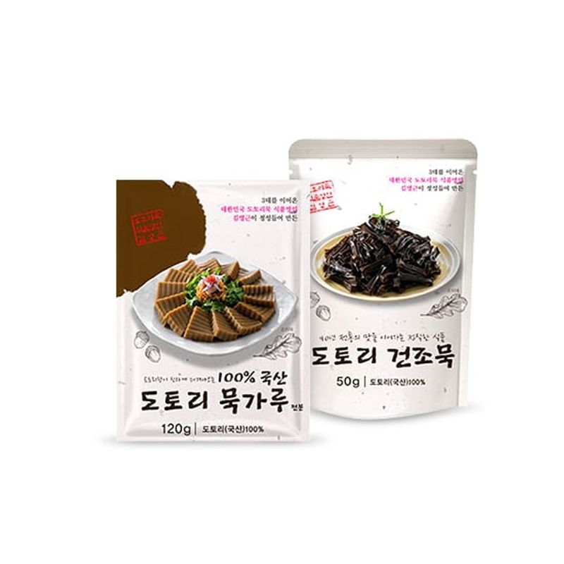 김영근 명인의 도토리 묵가루세트(묵가루X5+건조묵X3) - NS홈쇼핑