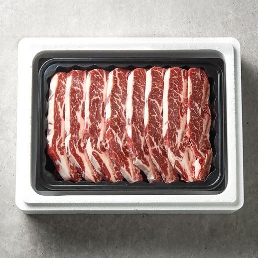 [땡큐미트]미국산 초이스 LA갈비 600g x 3팩 / 1.8kg (선물포장 + 양념소스포함) - NS홈쇼핑