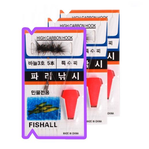 파리 낚시바늘/피래미 피라미 줄파리 루어 채비 - NS홈쇼핑