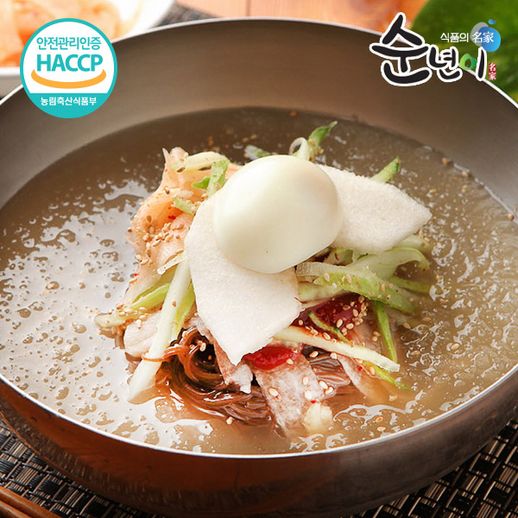 [순년이] 순년이 함흥냉면 2kg(10인분)+할매손육수(340gx10)+비빔장(500g) - NS홈쇼핑