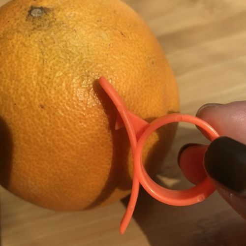 오렌지 천혜향 레드향 과일 슬라이스 커터칼