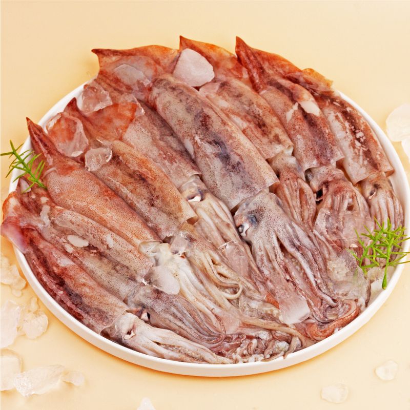 국내산 활 급냉 통오징어 통찜오징어 1kg - NS홈쇼핑