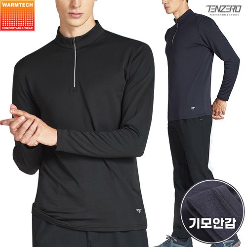 <텐제로> 가볍고 따뜻한 기모 집업티셔츠 W22ZTS-4M
