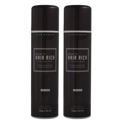 흑채 스프레이 120g 2개 흑갈색 / 흑색