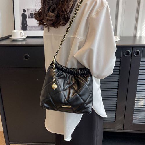 LD 투투 체인 미니 숄더백 가방 토트백 여성 핸드백 퀼팅 누빔