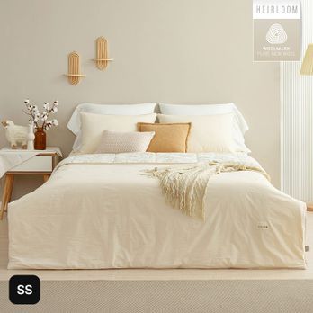 [SS] 에어룸 양모100 침구풀세트 (패드1+이불1+베개커버1)