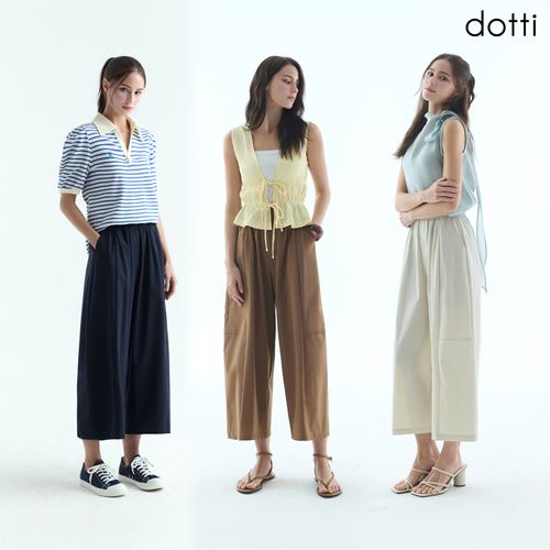도티 썸머 쿨 커브드 버뮤다 8부 팬츠 3종