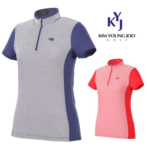 [김영주골프 KYJ골프] 여름 여성골프티셔츠 GJMLTS68