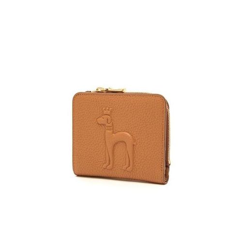 [갤러리아] 헤지스핸드백[HIWA5E252W2]여성 브라운 퍼피 엠보 라운드지퍼 반지갑