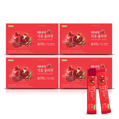 미녀의 석류콜라겐 4박스/100포