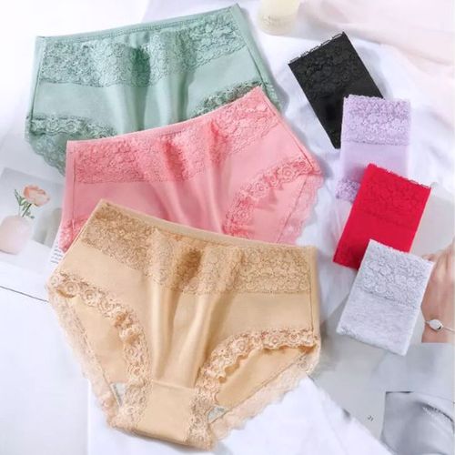 여성 팬티 뱃살 똥배커버 5매세트 레이스 요일팬티 맥시 하이웨스트 삼각
