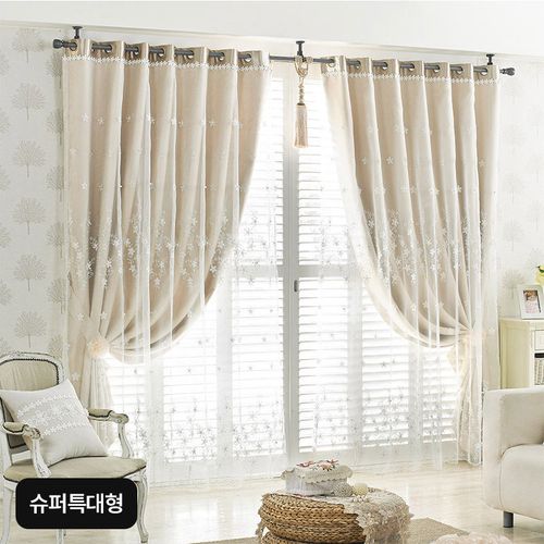 슈퍼특대형 지나송 브레나 암막커튼