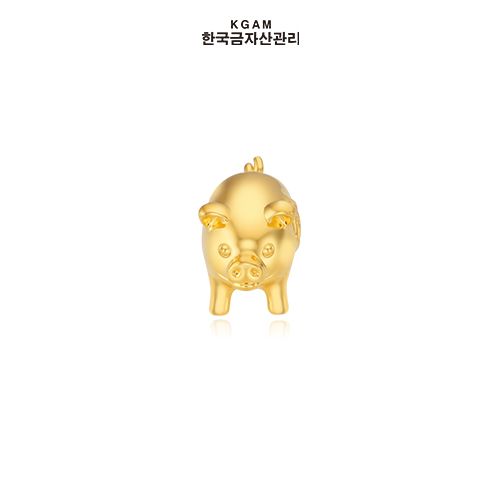 [한국금자산관리] KGAM 24K 순금 99.99%복돼지오브제