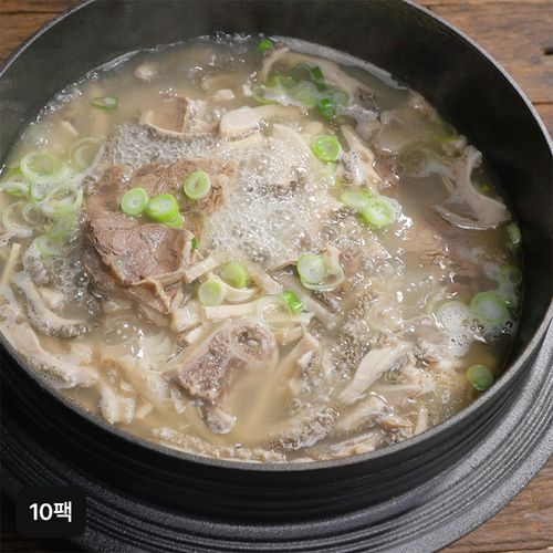 김하진의 한우 특 양곰탕 700gX10팩+매콤 양념장 20gX10팩    