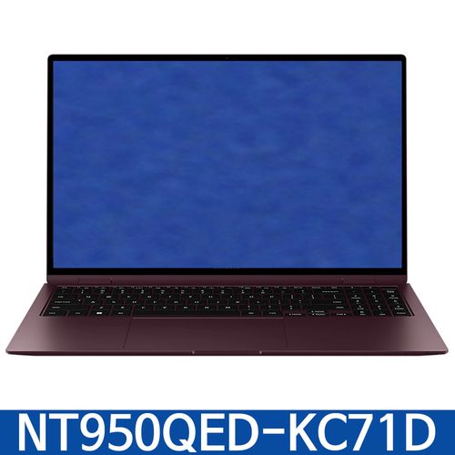 삼성 갤럭시 북2 Pro 360 NT950QED-KC71D 39.6 cm Core™ i7 / 512 GB NVMe SSD 버건디 / KN