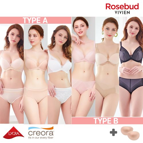 [방송히트]비비안 로즈버드 150-3 스킨누디 노와이어 브라팬티세트 7종