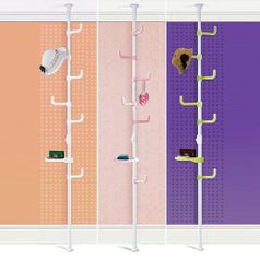 왕자 원형선반폴행거(색상선택형)_631