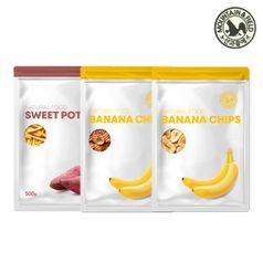 고구마스틱, 바나나칩 500g+500g (총 1kg)