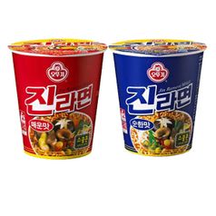 진라면컵 6입 x 3개/매운맛/순한맛