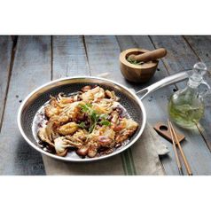 에지리 통3중 스텐큐브 28cm 프라이팬