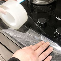 에코벨 투명 방수 방염 테이프 3x300/틈새차단 곰팡이 방지