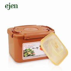 이젠 황토 진공항아리 사각 16리터 김치통/쌀통/된장/고추장/밀폐용기/매실주/매실청/매실병/쌀독/오이지
