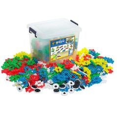 E3천재블럭 320pcs 어린이집 유치원 생일선물 아기장난감 유아블록 아동영아교구 어린이날선물