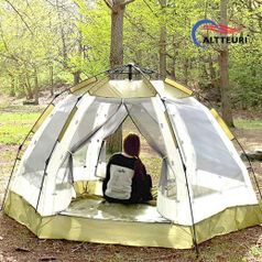 카키넷 원터치 텐트 중형/그늘막텐트/피크닉/돔텐트/팝업텐트/자동텐트/대형텐트/모기장/캠핑텐트/감성텐트/야외텐트/낚시텐트/육각텐트/접이식텐트/차광막/차양막/오토텐트/캠핑용품