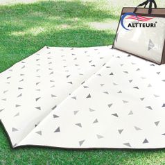 피크닉 매트 육각(양면) 모던그레이 중형/캠핑매트/돗자리/방수매트/방수돗자리/에어매트/텐트 매트/두꺼운캠핑매트/캠핑돗자리/야외매트/이너매트/캠핑준비물/피크닉용품/캠핑용품